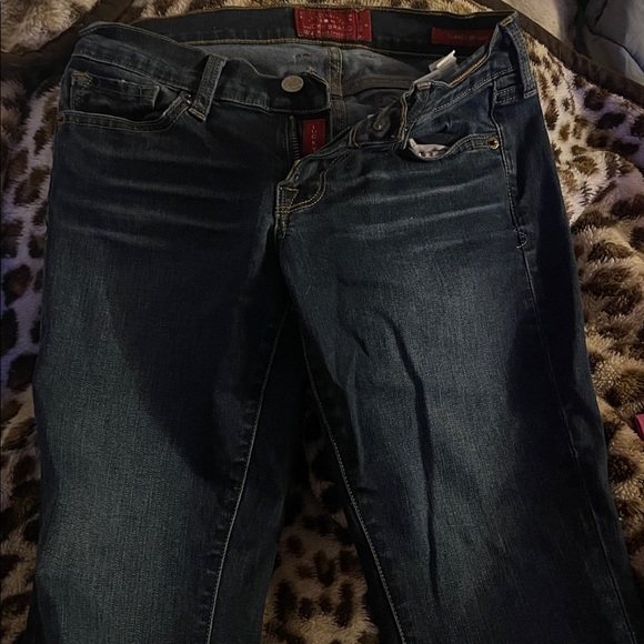 Lucky Brand Women's Dark Blue Denim Jeans - Picture 2 of 2